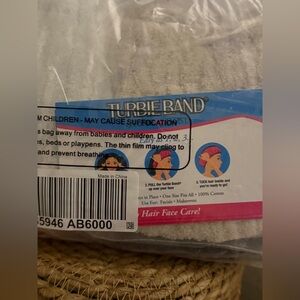 Turbi White Band Cotton Wide Headband Three only sold together-NWT